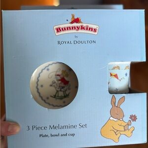 Royal Doulton Bunnykins 3 Piece Melamine Set